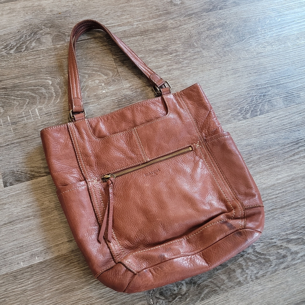 Margot | Brown Genuine Leather Shoulder Bag